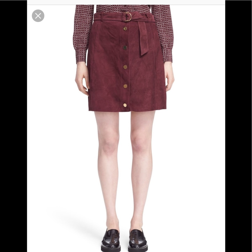 Kate Spade Suede Skirt w/ Belt